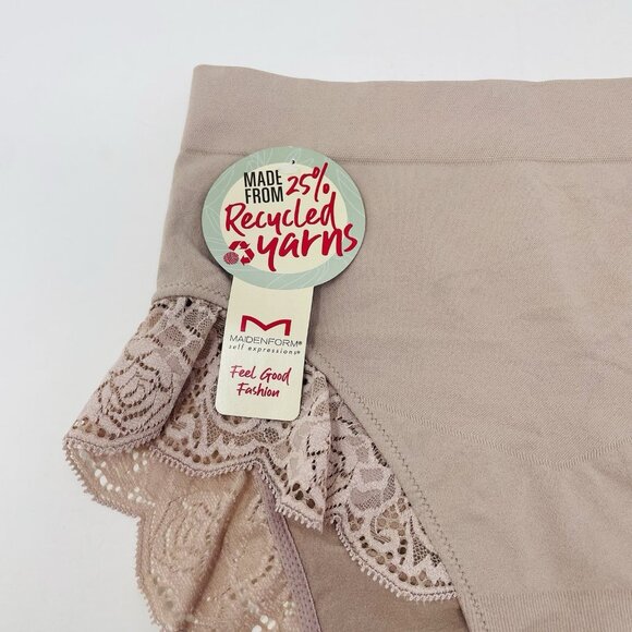 Maidenform Self Expressions Womens Medium Feel Good Fashion Briefs Lace 2040 - Picture 4 of 6